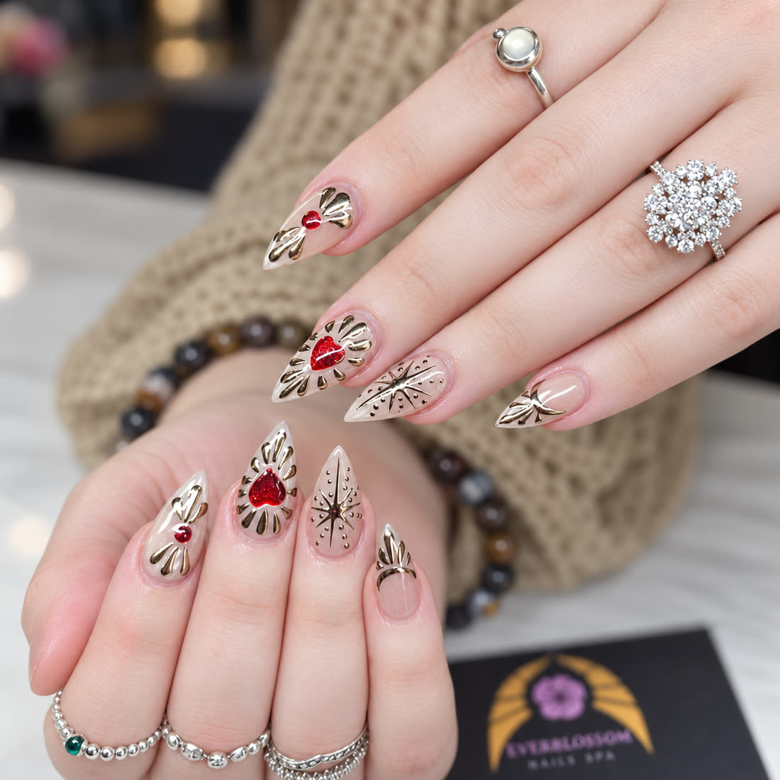 Hearts & crystals